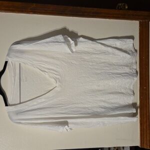 A New Day Cream V-Neck Top